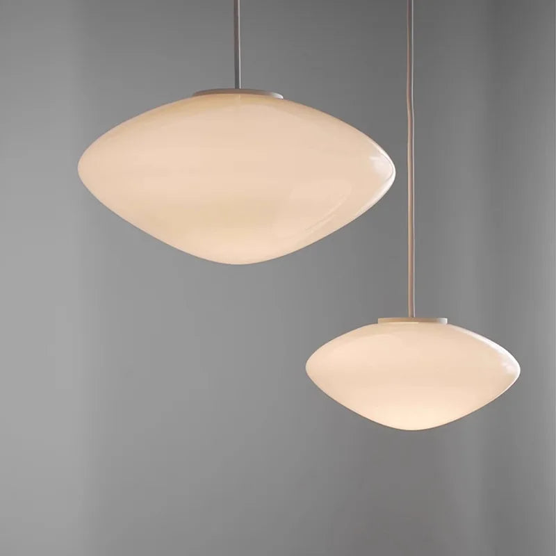 Sospensione in vetro per isola cucina, D25 o D37 cm