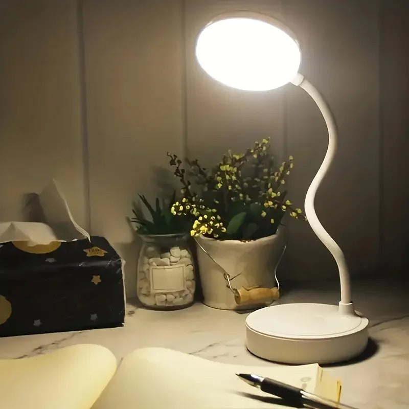 Lampada da Scrivania a LED Flessibile con Dimmer USB
