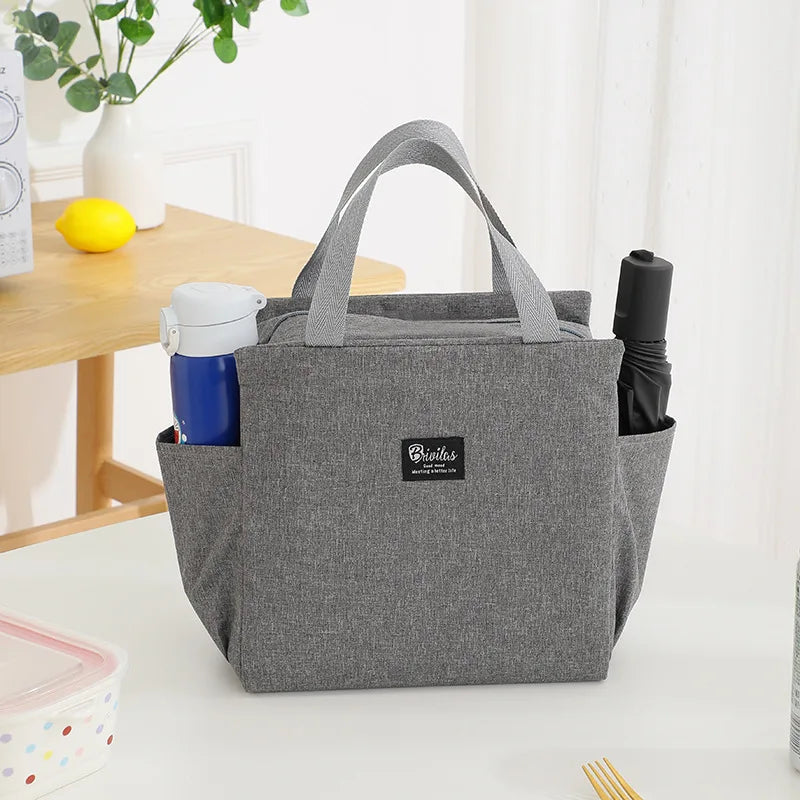 Borsa Termica Porta Pranzo con Doppia Tasca Isolata