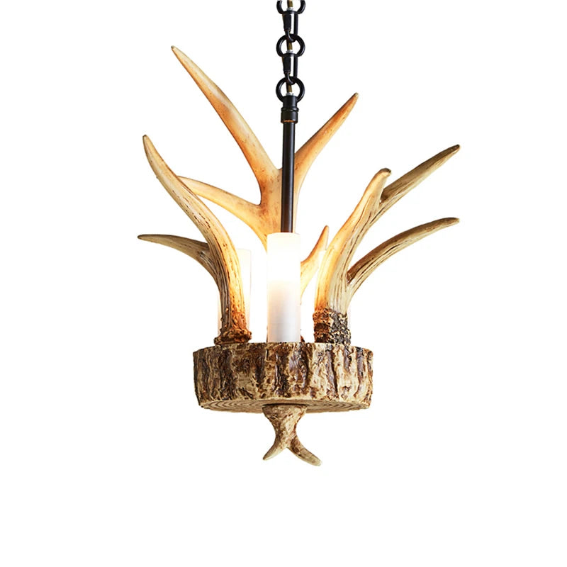 Lampada a sospensione rustica a 3 luci E14, 30 cm
