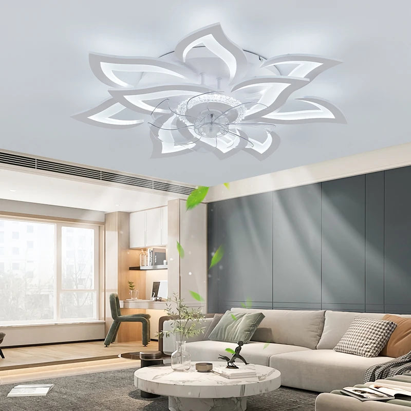 Ventilatore da soffitto di nuovo stile luce moderna del ventilatore a LED 92W ventilatore da soffitto con