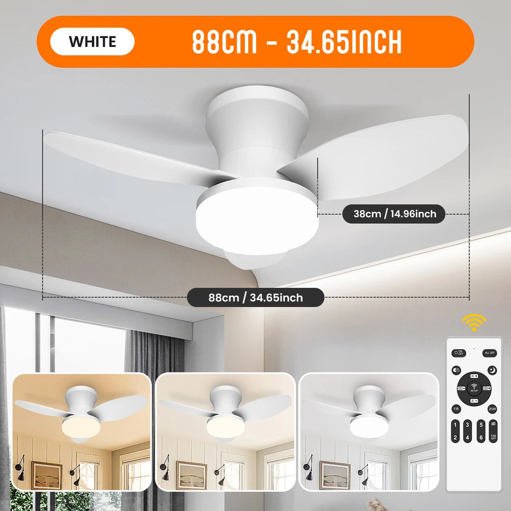 Ventilatore da soffitto 2 in 1 da 88 o 106 cm con motore DC – dettaglio 8