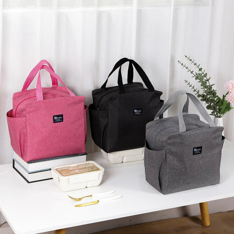 Borsa Termica Porta Pranzo con Doppia Tasca Isolata