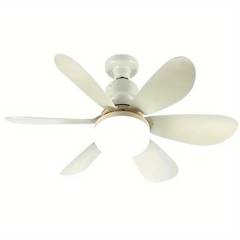 Ventilatore da soffitto 30W/40W con telecomando e luce LED, attacco E27, silenzioso e intelligente per camera – foto 8