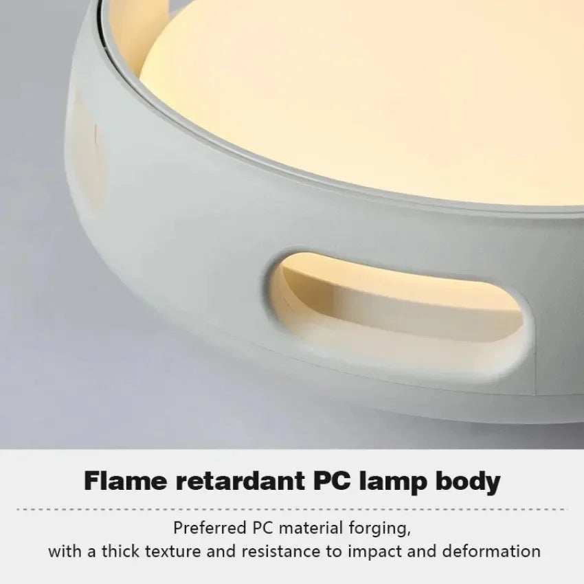 Ventilatore da soffitto a pale invisibili con luce e telecomando – dettaglio 5