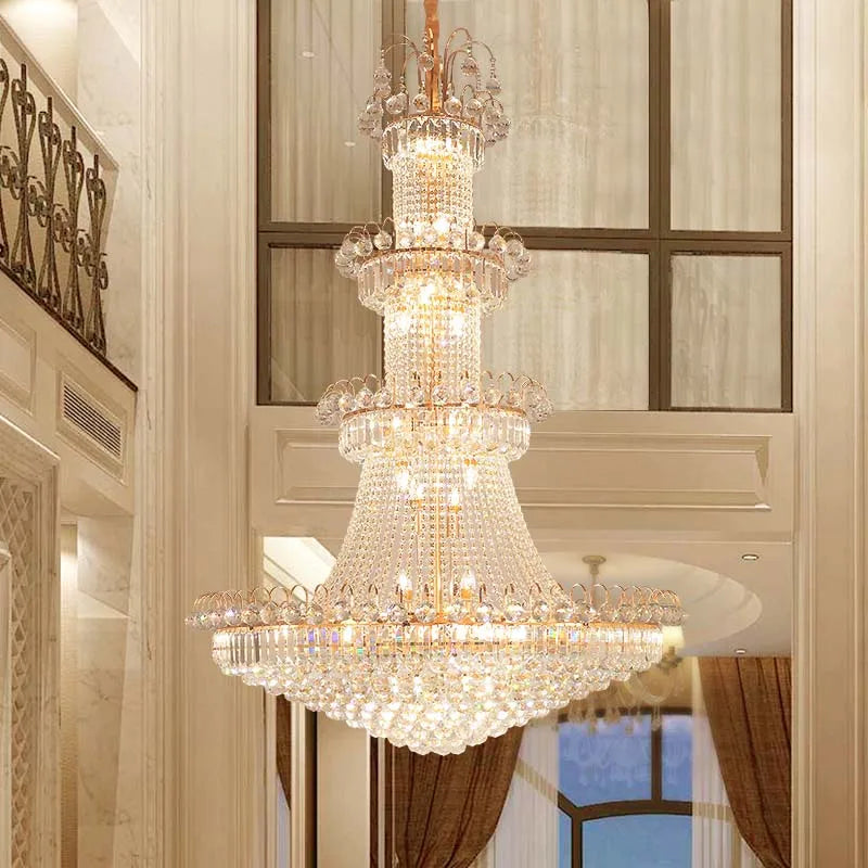 Lampadario di cristallo a 2 livelli, D40 x H45 cm – dettaglio 3