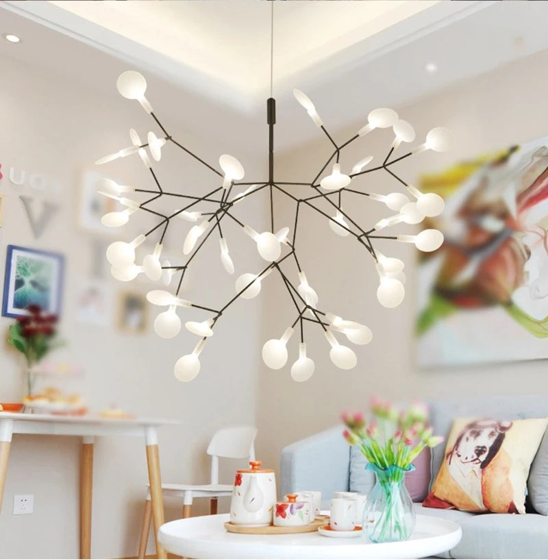 Lampadario ad anello LED, da 60 a 120 cm, nero o oro rosa – dettaglio 3