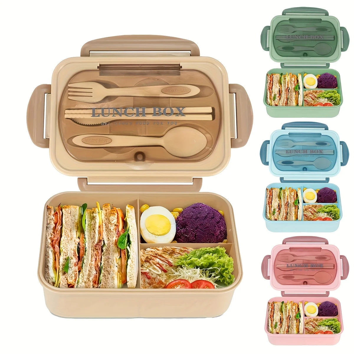 Contenitore Bento Termico con Scomparti per Microonde