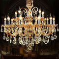Lampadario di cristallo a LED, da 6 a 18 bracci