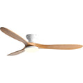 Ventilatore da Soffitto a Basso Profilo 36/42/52 Pollici con Luce LED e Telecomando, Pale in Legno Massello – foto 7