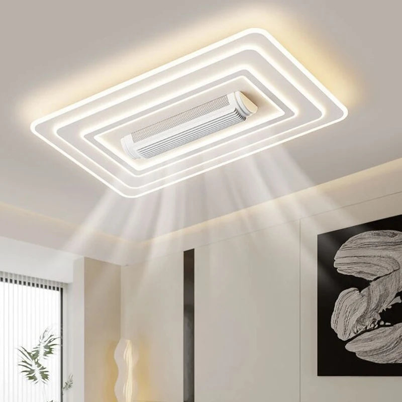 Ventilatore da soffitto senza pale con luce LED e telecomando – dettaglio 3