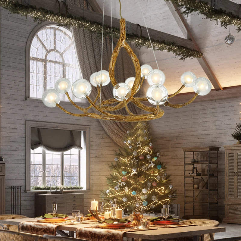 Lampadario a rami LED, da 8 a 20 luci o applique – dettaglio 5