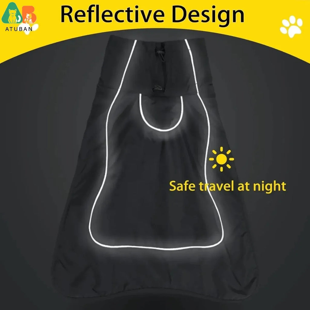 Giacca impermeabile per cani con fodera in pile, XS-XXL – dettaglio 5