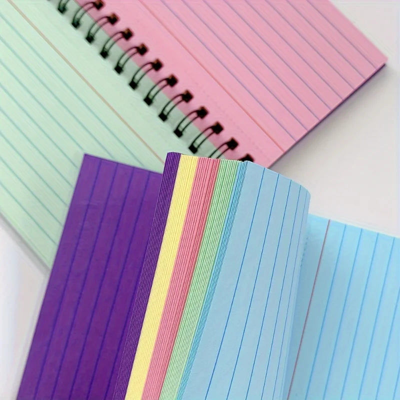 Blocco note a spirale con fogli strappabili colorati – foto 2
