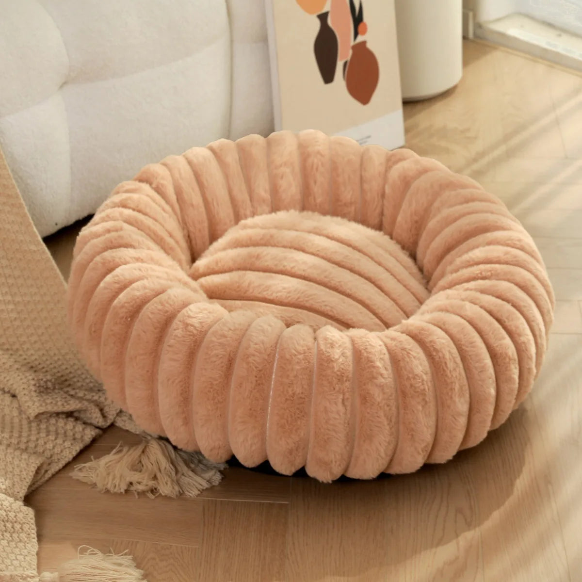 Letto rotondo lavabile per cani e gatti, da 40 a 90 cm – dettaglio 8