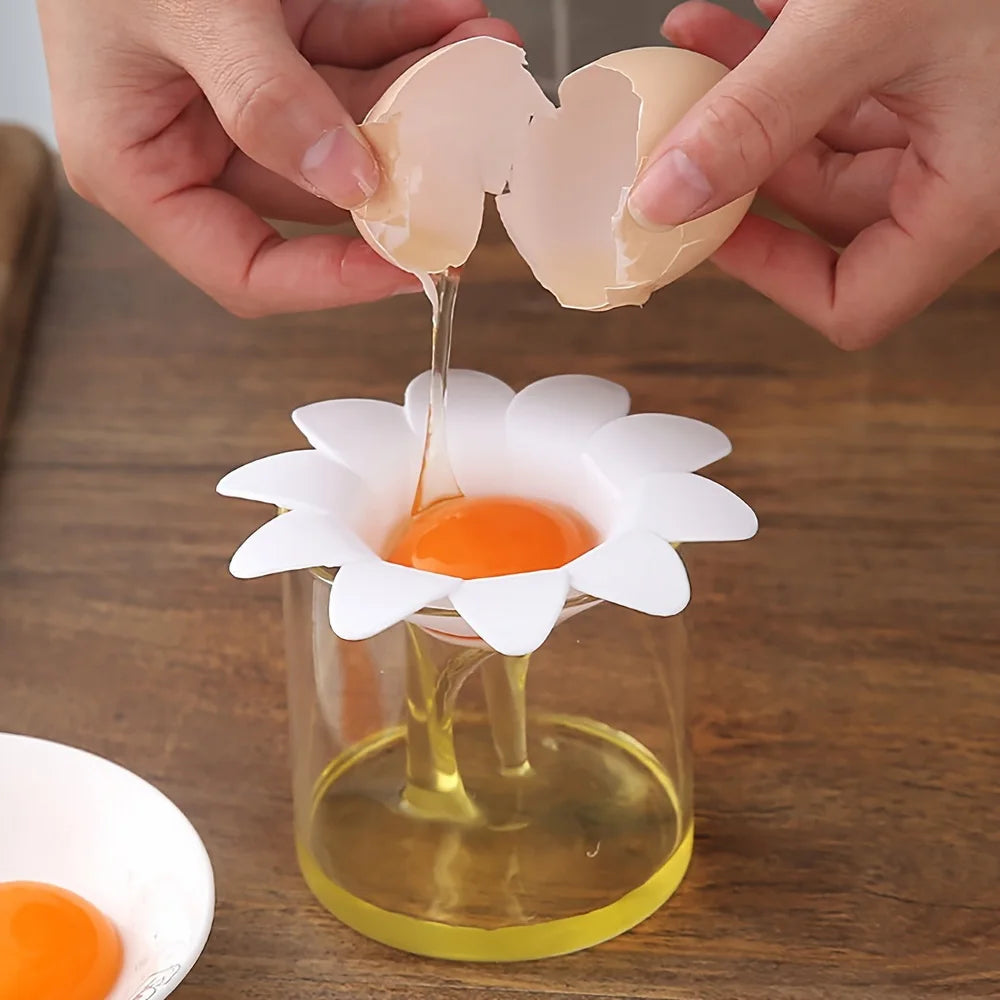 Separatore di Tuorlo d'Uovo Floreale per Cucina