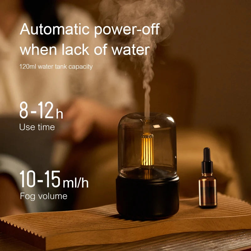 Mini umidificatore e diffusore USB con luce notturna – dettaglio 3