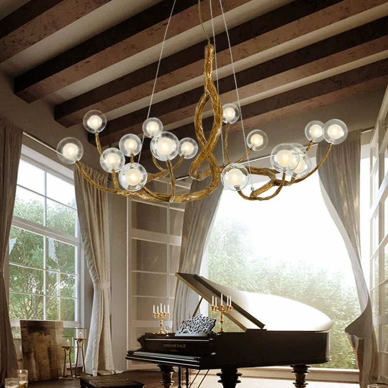Lampadario a rami LED, da 8 a 20 luci o applique – dettaglio 3
