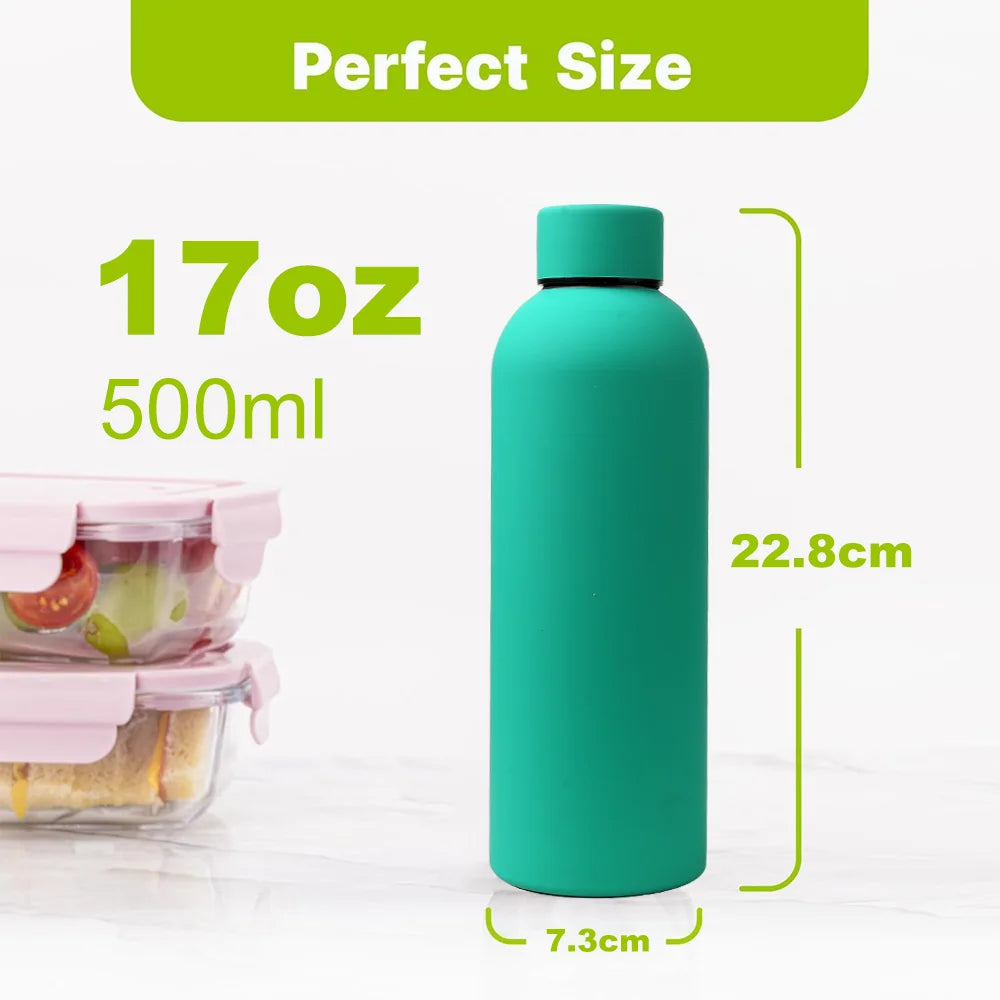 Bottiglia termica in acciaio inox da 500 ml, 6 colori – dettaglio 2