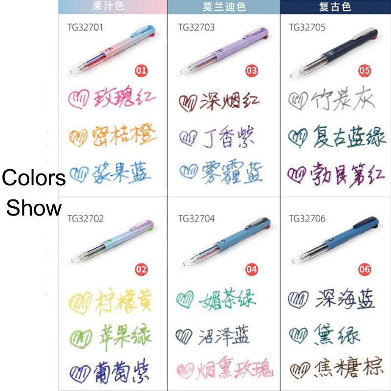 Penna gel 3 in 1 retrattile 0,5 mm, set fino a 18 colori – dettaglio 1