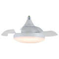 Ventilatore da soffitto a pale retrattili con luce, bianco – dettaglio 6
