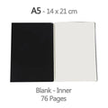Quaderno vintage A5 da 38 fogli, liscio, a righe o a quadretti – foto 6