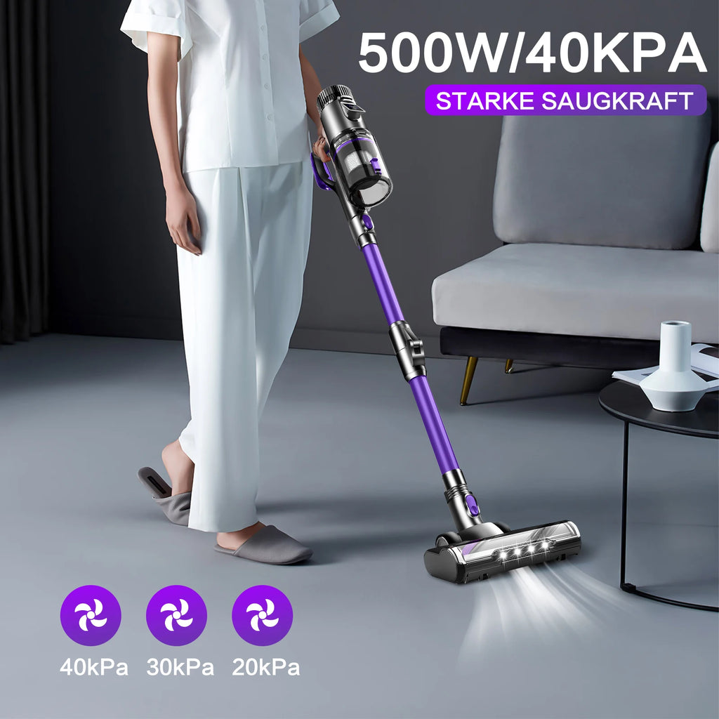 Aspirapolvere senza fili 6 in 1, 500 W, autonomia 80 minuti – dettaglio 1