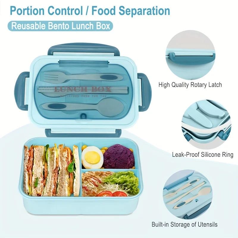 Contenitore Bento Termico con Scomparti per Microonde