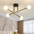 Lampadario retro a 4 luci senza sorgente luminosa – dettaglio 6
