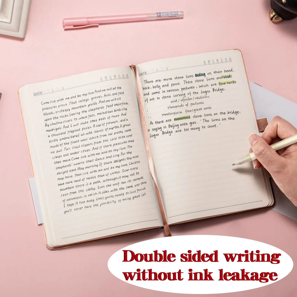 Quaderno A6 tascabile per appunti e schizzi, 10 colori – dettaglio 1