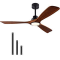 Ventilatore da soffitto in legno con luce LED, 42-60 pollici – dettaglio 8