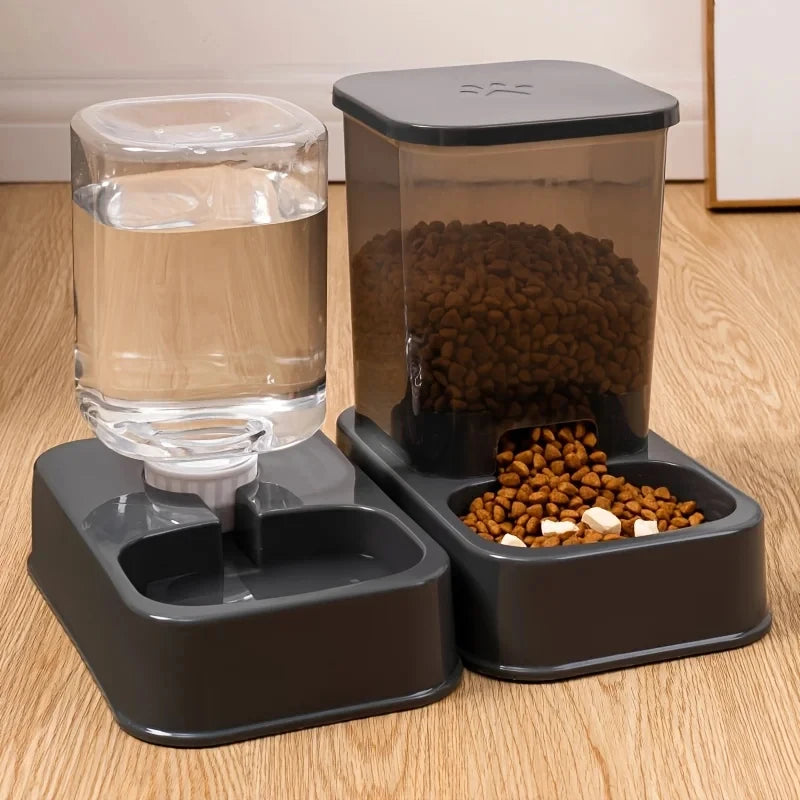 Set ciotole con distributore automatico di cibo e acqua – dettaglio 1