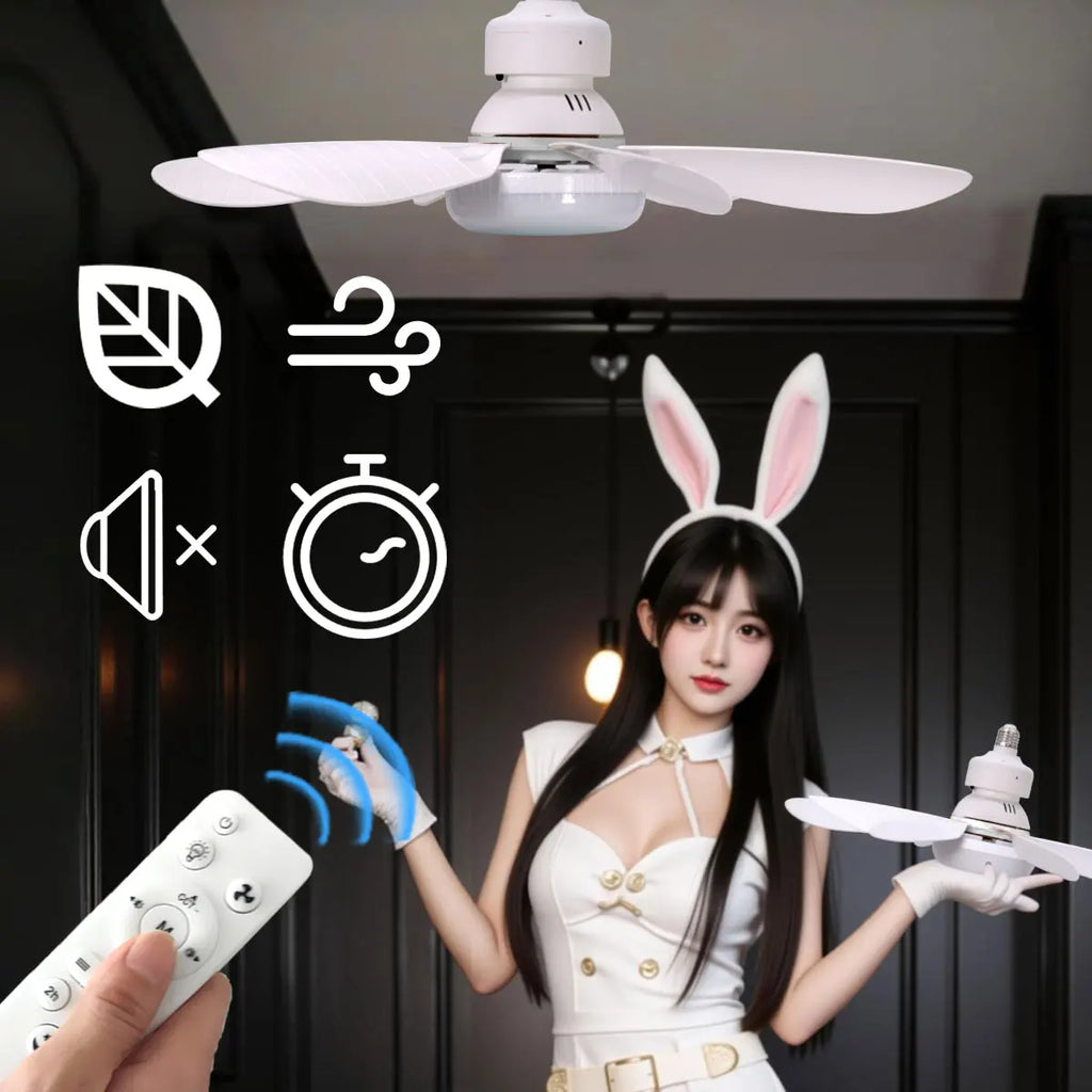 Ventilatore da soffitto LED 30-40W con telecomando e 6 pale