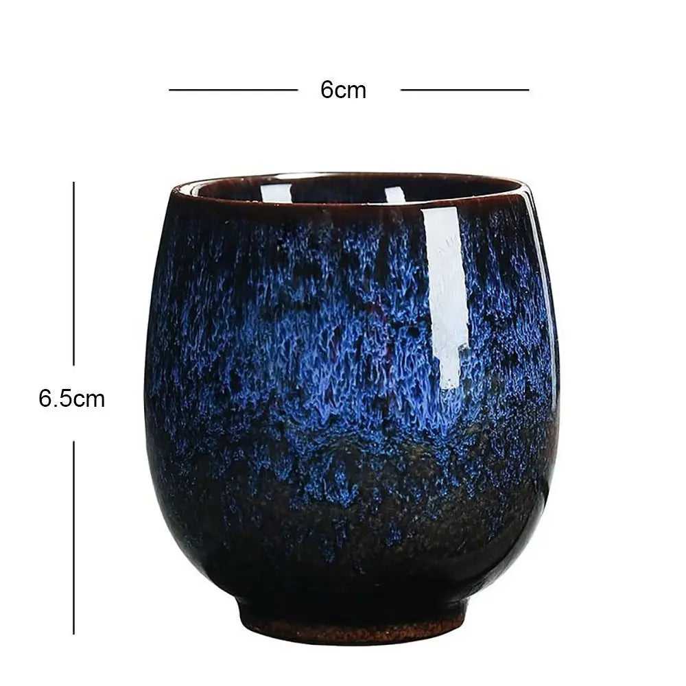 Tazza da tè in ceramica stile giapponese, 8 colori – dettaglio 4