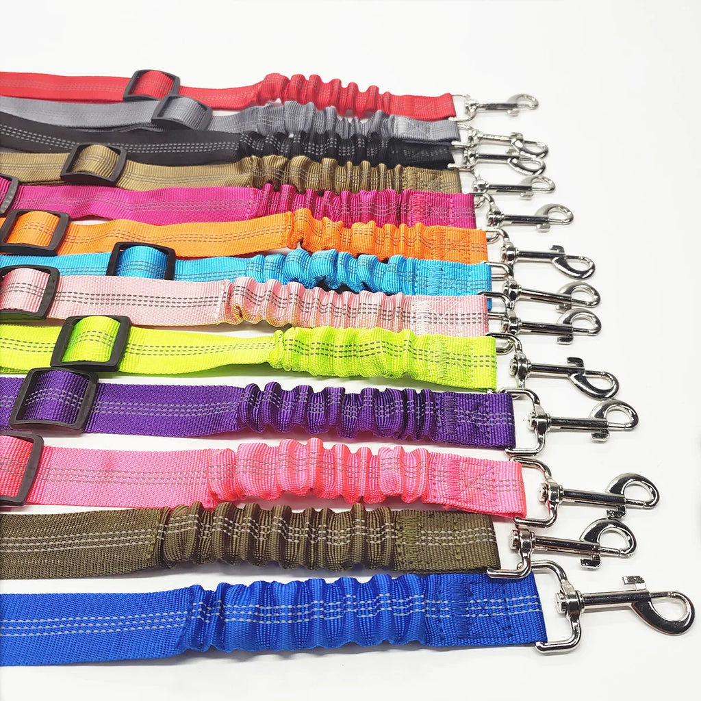 Imbracatura da auto per cani in nylon riflettente e regolabile – dettaglio 2