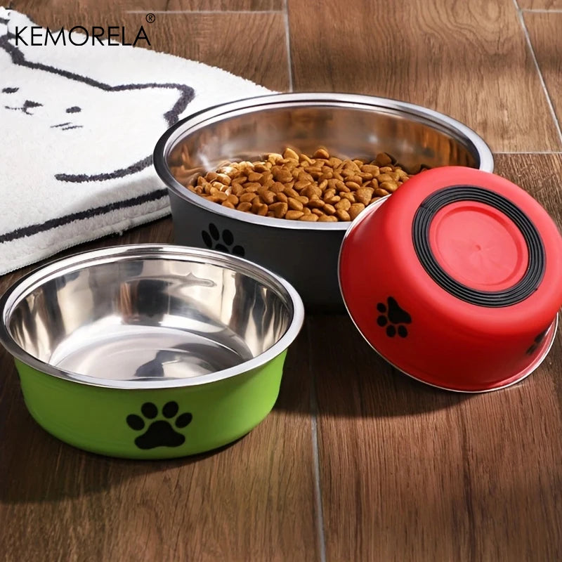 Ciotola antiscivolo in acciaio inox per cani e gatti