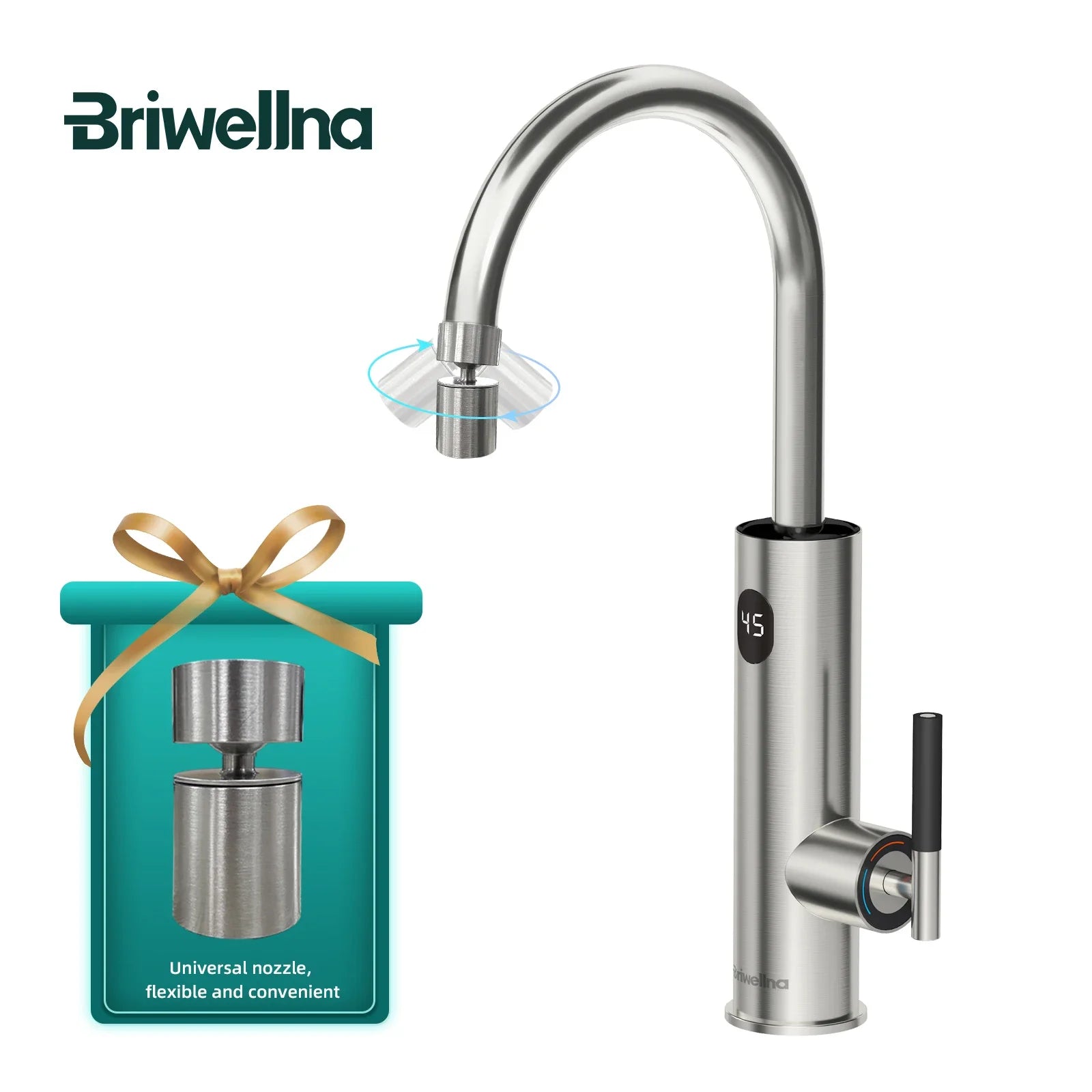 Rubinetto scaldabagno elettrico istantaneo per lavabo – dettaglio 12