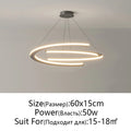 Lampada a sospensione dimmerabile 60 o 80 cm, nera o bianca – dettaglio 6