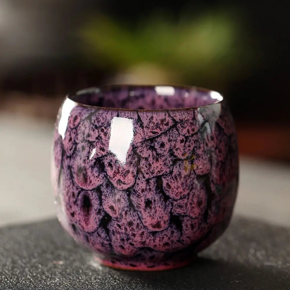 Tazza da tè in ceramica stile giapponese, 8 colori – dettaglio 7