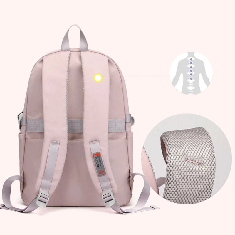 Zaino scuola per ragazze, 44 cm di altezza, vari modelli e colori – dettaglio 2