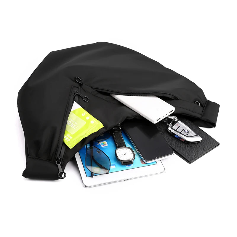 Borsa a tracolla da viaggio in nylon impermeabile – dettaglio 3
