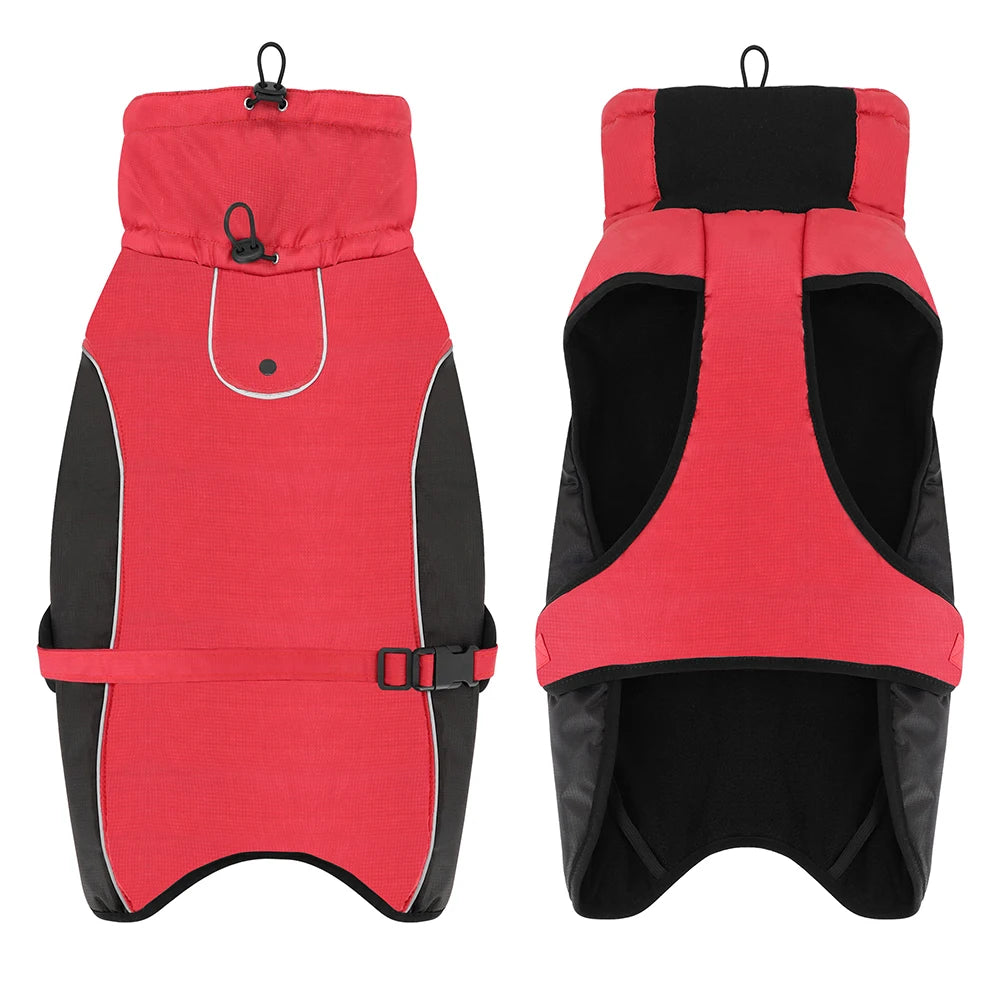 Giacca impermeabile per cani di taglia grande, XL-6XL – dettaglio 3