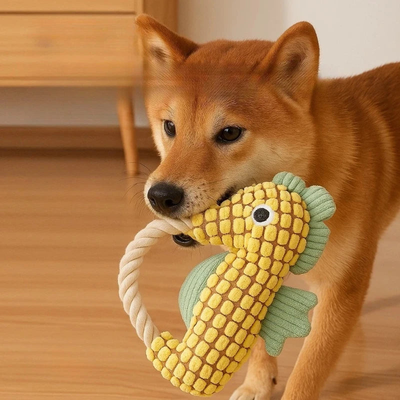 Gioco per Cani in Peluche a Forma di Cavalluccio Marino