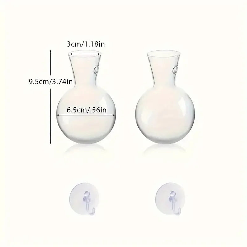 Vaso da parete semicircolare per piante, set da 2 o 4 – dettaglio 7