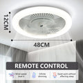 Ventilatore da soffitto 48 cm con plafoniera LED e motore CC – dettaglio 7