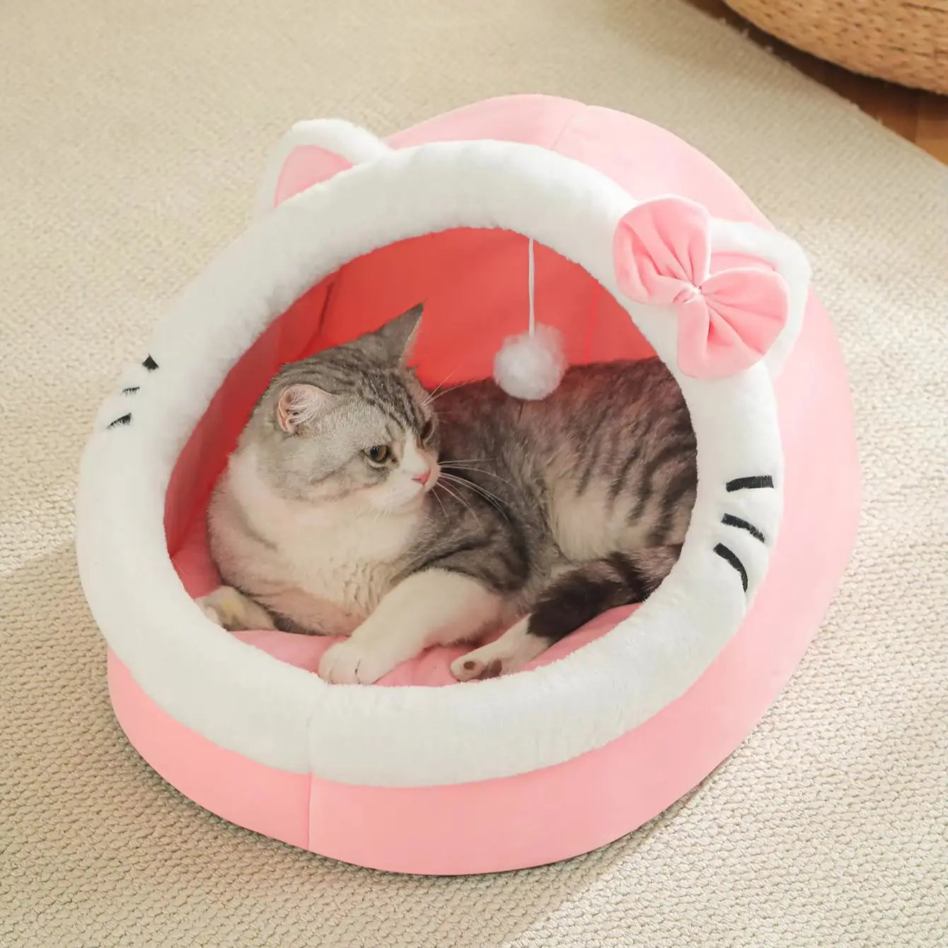 Cuccia a sacco morbida per gatti e cuccioli, 3 misure