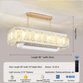 Ventilatore da soffitto in cristallo con luce LED dimmerabile – dettaglio 6
