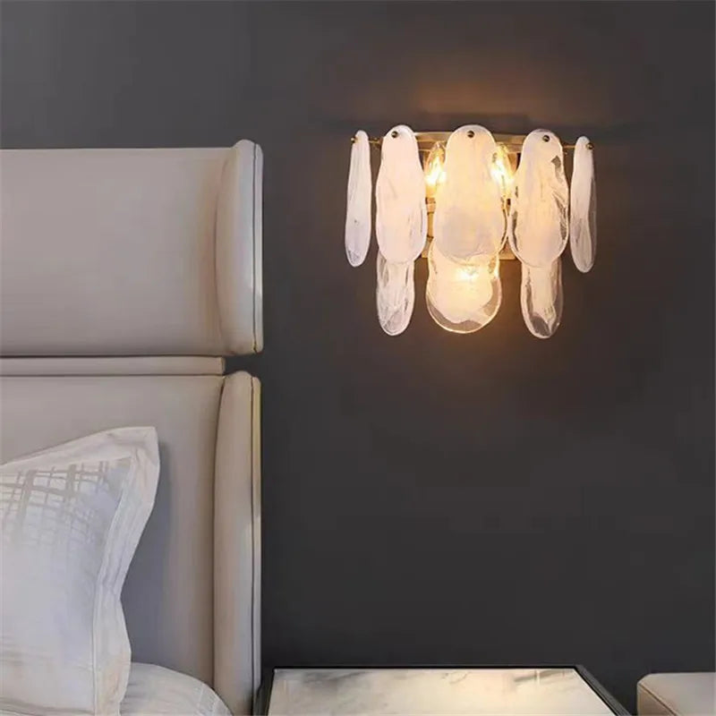 Lampadario a nuvola in vetro da 40 a 80 cm, anche applique – dettaglio 4