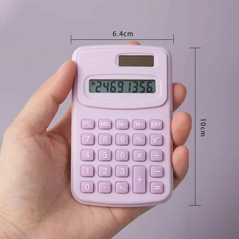 Mini calcolatrice tascabile silenziosa per studenti – foto 5