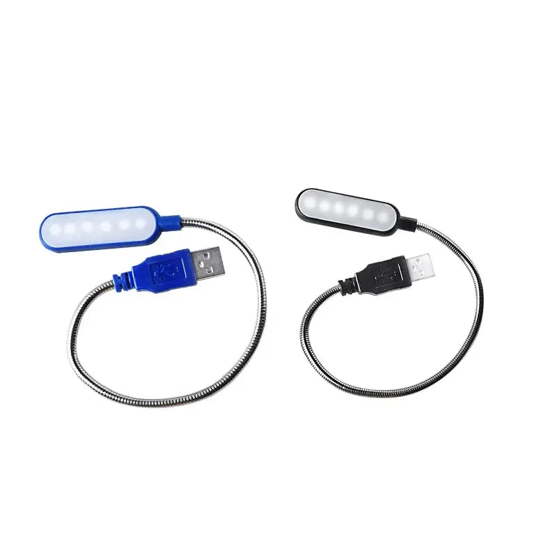 Lampada da lettura a LED con collo flessibile e presa USB
